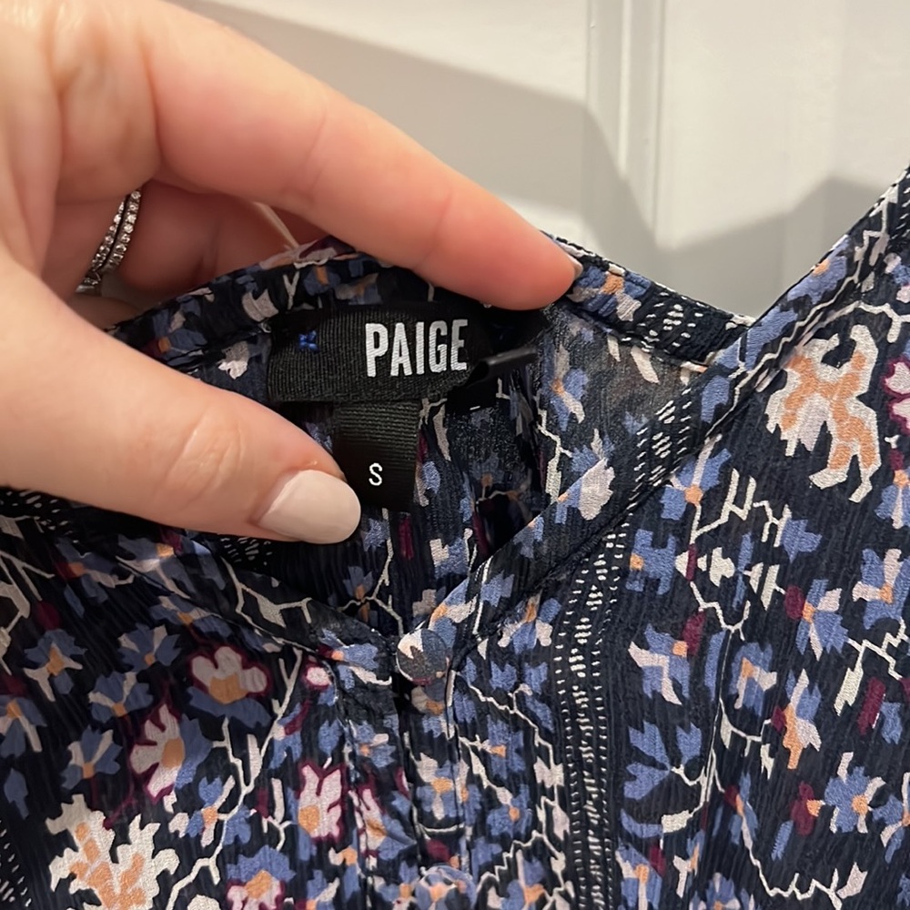 PAIGE henna cold shoulder blouse - Picture 4 of 7